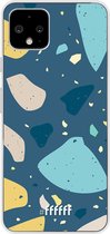 Google Pixel 4 Hoesje Transparant TPU Case - Terrazzo N°7 #ffffff