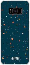 Samsung Galaxy S8 Plus Hoesje Transparant TPU Case - Terrazzo N°9 #ffffff