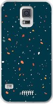 Samsung Galaxy S5 Hoesje Transparant TPU Case - Terrazzo N°9 #ffffff