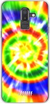 Samsung Galaxy J8 (2018) Hoesje Transparant TPU Case - Hippie Tie Dye #ffffff