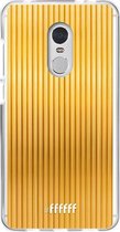 Xiaomi Redmi 5 Hoesje Transparant TPU Case - Bold Gold #ffffff