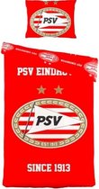 PSV dekbed dekbedovertrek 1-persoons 140x200cm, met hoofdkussen 60x70cm