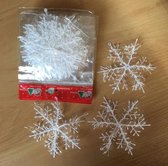3 Pack Kerstversiering - Kerst - Sneeuwklok - Hangversiering - sneeuw