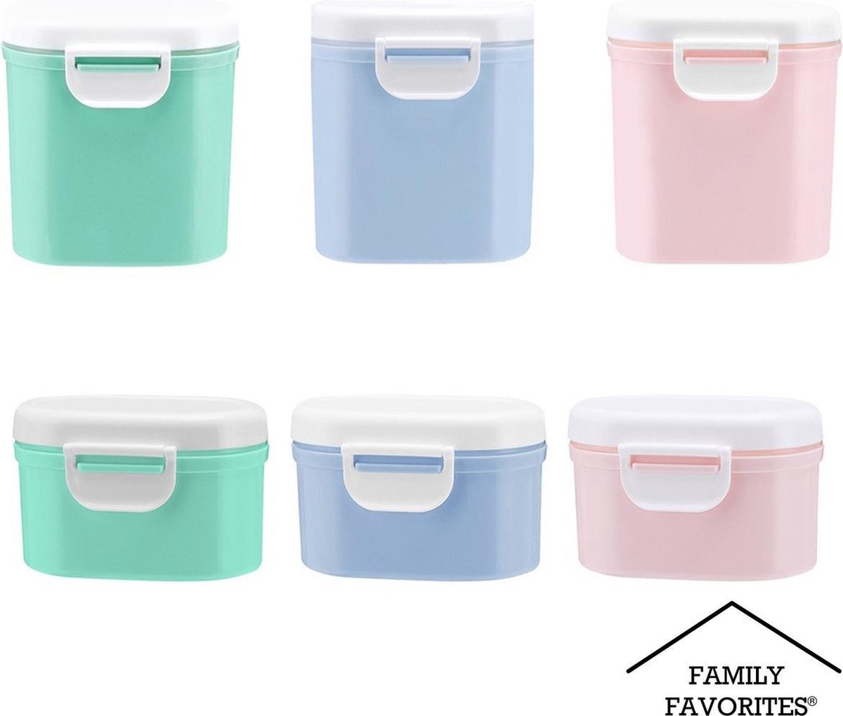 Goedkoopste Baby Voeding BewaarBox - Roze - Klein - Family Favorites - MelkpoederBox - Melkpoeder - Bewaren - Multifunctioneel