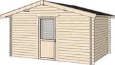 Blokhut Apeldoorn Wanddikte 40 mm 400 cm x 400 cm Kleurloos Geïmpregneerd
