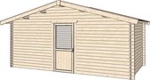 Blokhut Apeldoorn Wanddikte 40 mm 500 cm x 500 cm Kleurloos Geïmpregneerd