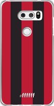 LG V30 (2017) Hoesje Transparant TPU Case - AC Milan #ffffff