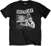 Green Day Heren Tshirt -M- TV Wasteland Zwart