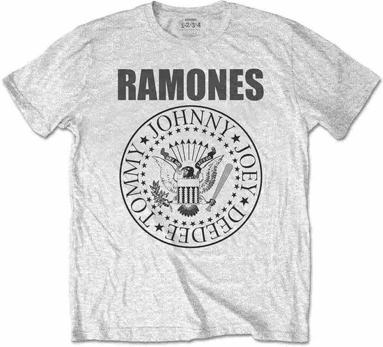Ramones Kinder Tshirt -Kids tm jaar- Presidential Seal Grijs