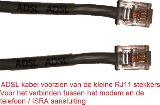 Câble ADSL DSL 2 mètres