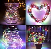 Party Feest Verlichting - Koper Draad - Licht Snoer - Kerst - 10 meter - 100 leds- X- Mas - Multi Colour - Kleur - USB