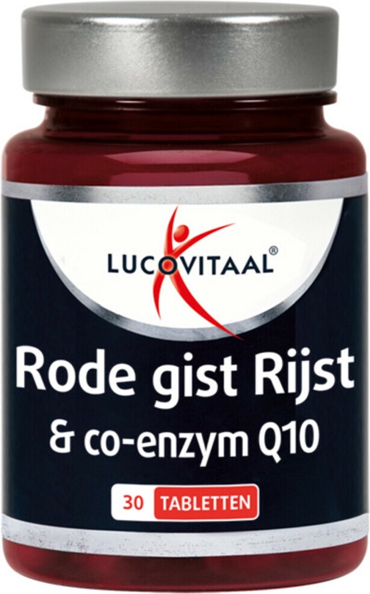 pariteit Vlak Wegversperring Lucovitaal Rode Gist Rijst & co-enzym Q10 Voedingssupplement- 30 tabletten  | bol.com