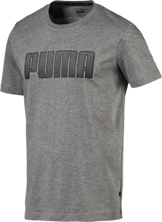 T-shirt Puma Ka Garçons Katoen Grijs/ noir Taille 152 | bol.com