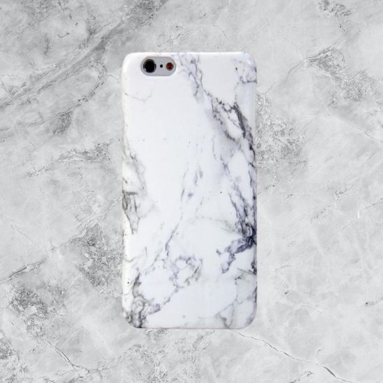 Coque marbre iPhone 6 / 6s - BLANC | bol.com