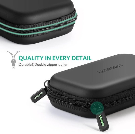 Gadget Case - Oplader Tas - Accesoires Tas voor Oortjes, USB-Sticks en Power Bank - Tasorganizer - Tasje voor op reis - Ugreen