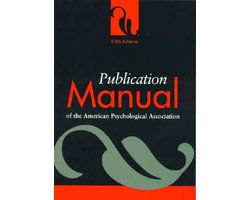 Omslag van Publication Manual of the American Psychological Association
