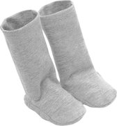 Baby de Luxe Baby sokjes licht grijs 0-3 mnd