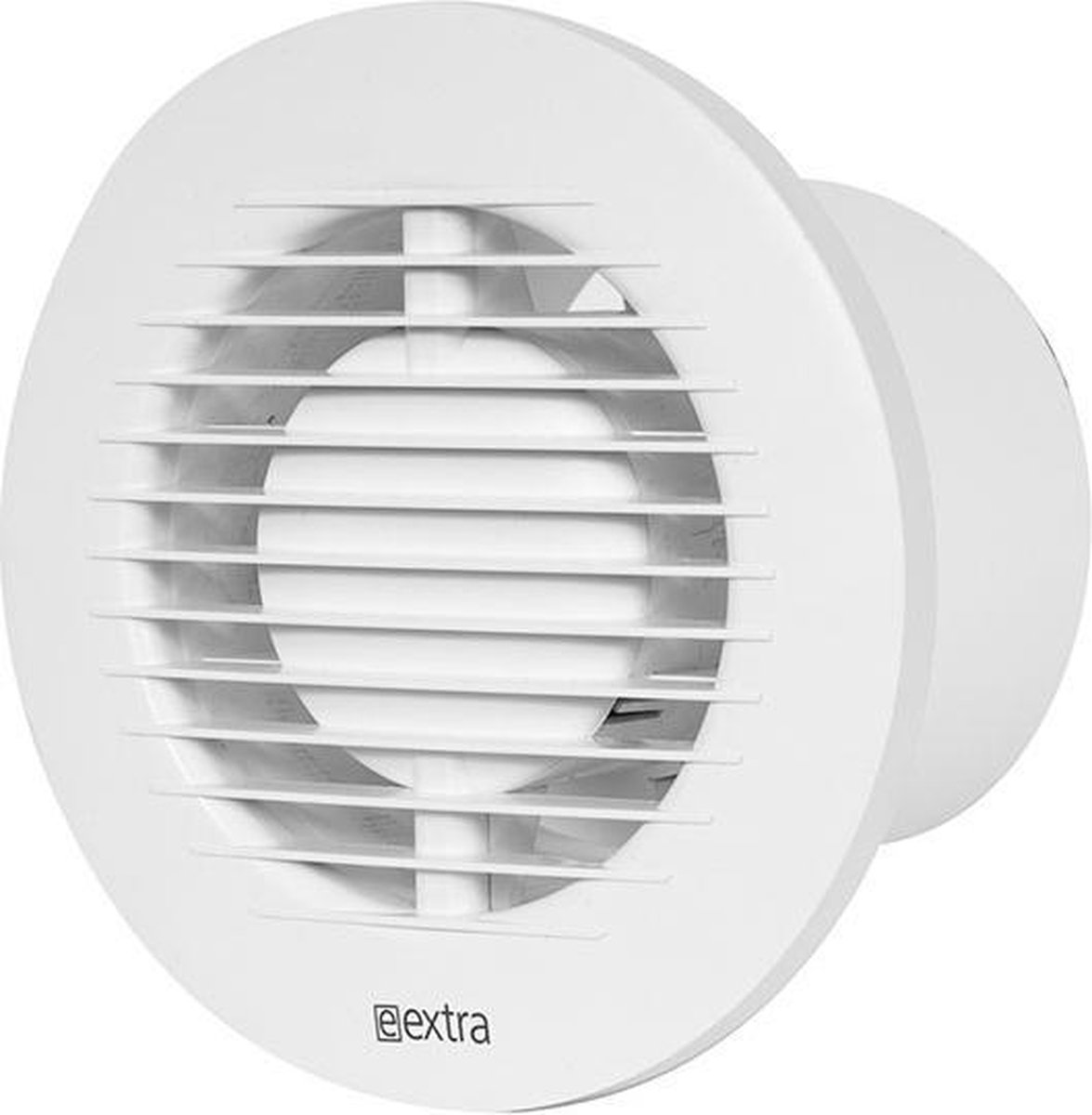 Badkamerventilator 100 mm rond WIT - basis EA100