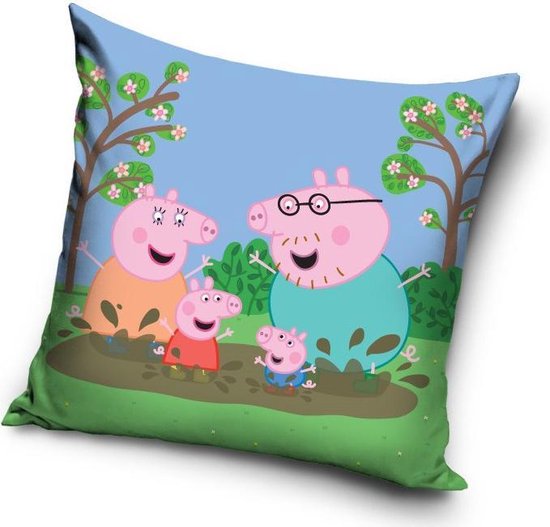 Peppa Pig - Sierkussen Kussen 40 x 40 cm inclusief vulling