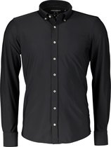 Hensen Overhemd - Extra Lang - Zwart - XL