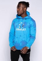 Conflict Hoodie Tie Dye Blue