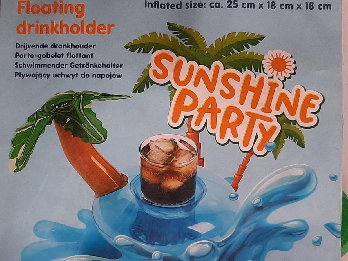 Drijvende drankhouder - af, 25x18x18 - floating drinkholder