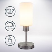 B.K.Licht - Dimbaar Tafellamp - bedlamp h:34.5cm - excl. E27 lichtbron