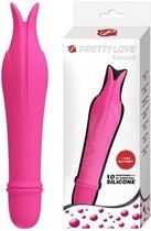 PRETTY LOVE - Edward Silicone Vibrator - Pink