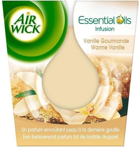 Aimes - Air Wick - Essential Oils - Geurkaars -Vanille Gourmande - 105 gram - 35 branduren