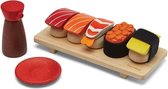 Plan Toys houten sushi set