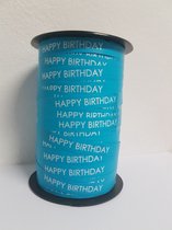 Krullint Gefeliciteerd Aqua 10mm x 250 meter (1 rol)