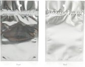Zilver transparant gemetalliseerde gripzakken met barrière 76 x 114 cm (100 Pieces) [HZBB3S]