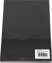 Gekleurd Karton, A4, 210x297 mm, 200 gr, zwart, 100 vel/ 1 doos | Knutselpapier | Knutselkarton