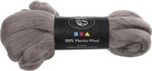 Merino Wol, dikte 21 my, natural grey, 100 gr/ 1 doos