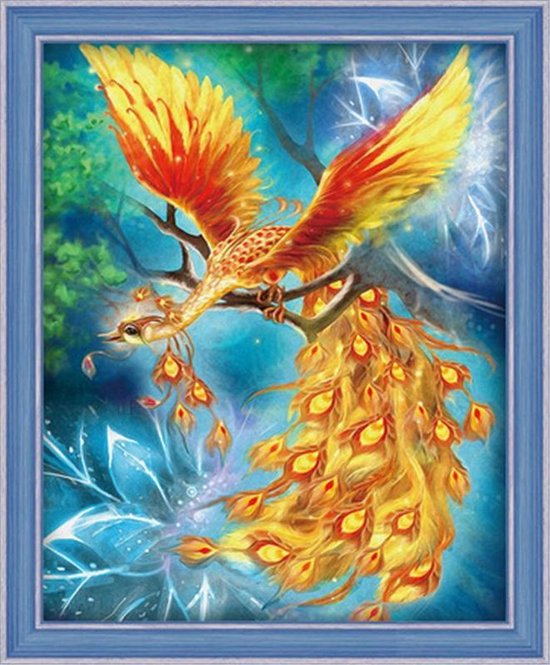 Diamond painting 40x50 cm - Bird - Vogel | bol.com