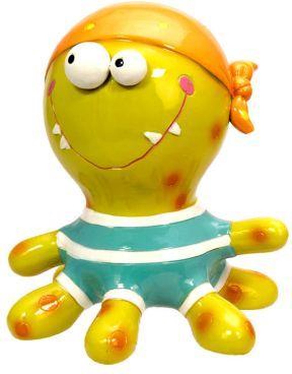 Sweet Lake Collection Octopus spaarpot - Grappige bank voor kinderen - Keramiek