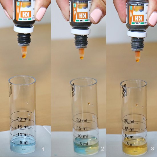 JBL Pro Aquatest KH Test- Set un test rapide de l'eau | bol
