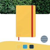 Leitz Cosy Notitieboek A5 Soft Touch Gelijnd - Notitieboek Hard Cover - Ideaal voor Thuiskantoor/Thuiswerken - Warm Geel