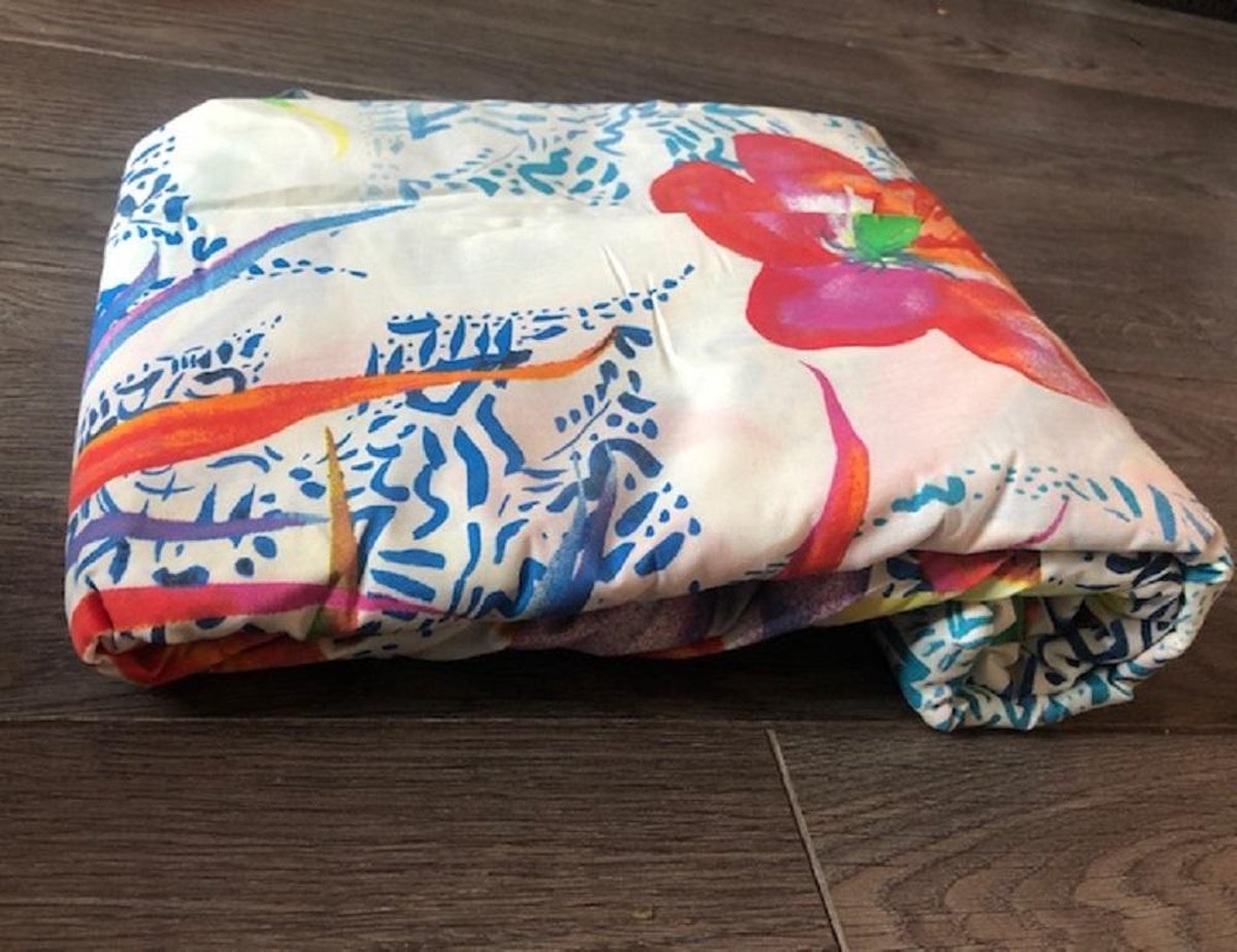 Boxspring Strijkvrij Katoen Hoeslaken Flower 200x200