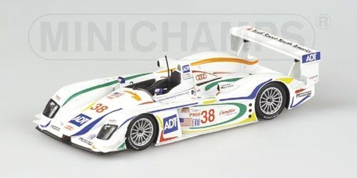 1:43 Diecast Modelcar Audi R8 , Team Champion #38 12H Sebring 2003 Minichamps