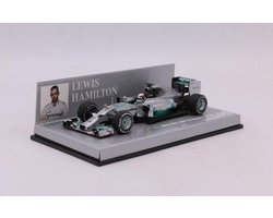 1:43 Diecast modelauto Mercedes AMG Petronas F1 Team W05 #44 GP Australië 2014 Lewis Hamilton Minichamps