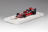 The 1:43 Diecast Modelcar of the Alfa Romeo BT45 #66 of the Canadian GP in 1978. The driver was Nelson Piquet. The manufacturer of the scalemodel is Truescale Miniatures.This model is only available online