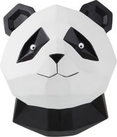 J-Line Panda Origami Hangend Polyresine Zwart/Wit L 29 x B 29 x H 66 cm