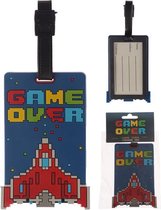 Puckator -Game Over - Space Invaders Rocket- Bagage label