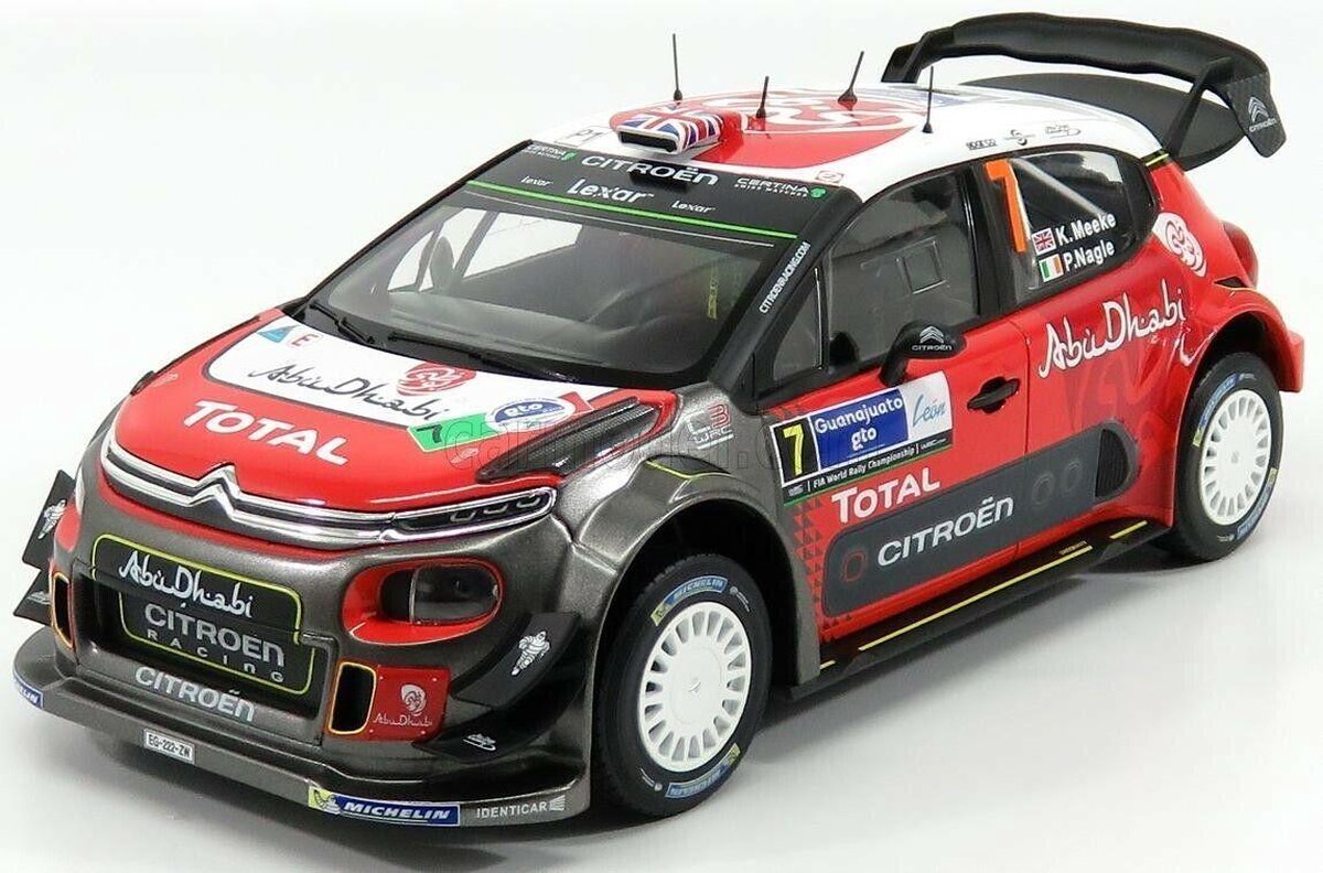 Citroën C3 WRC rallye du Mexique 2017 voiture jouet Norev