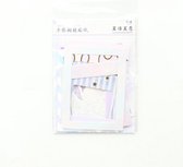 Fotokaders voor scrapbooking & bullet journaling | verschillende maten | 15 stuks | violet