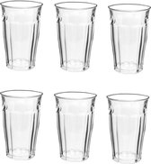 6x Longdrinkglazen 360 ml - 36 cl - Longdrink glazen - Water/sap/koffie/thee glazen - Longdrink glazen van glas