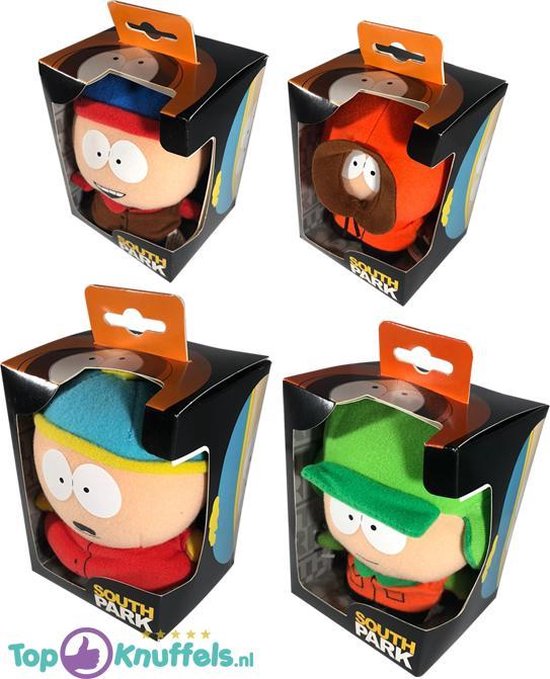 South Park Pluche Knuffel set van 4 (Stan, Kenny, Cartman, Kyle) 15 cm | South  Park... | bol