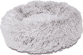 Hondenmand - Donut mand - Kattenmand - Fluffy - BEIGE/BRUIN - Ø40X20CM