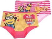 Minion - Onderbroek - Licht en donker Roze - Duopack - 2/3 jaar - Maat 92/98